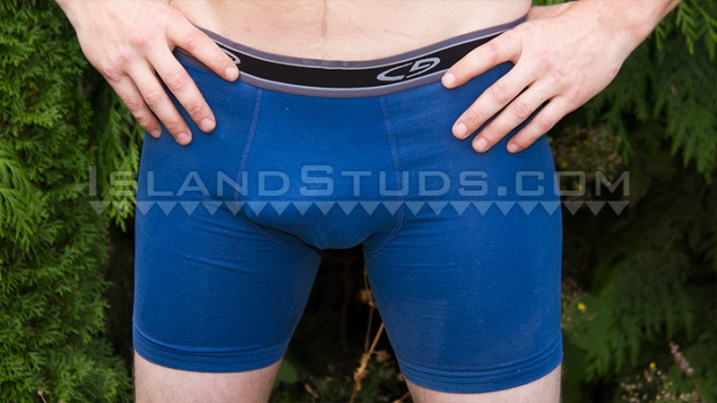 IslandStuds Clyde straight blue collar ginger hair red head big white ass huge thick long cock naked stud jerking cumload outdoor wank 014 gay porn tube star gallery video photo - Red headed young stud Clyde jerks his huge dick till a huge jizz explosion
