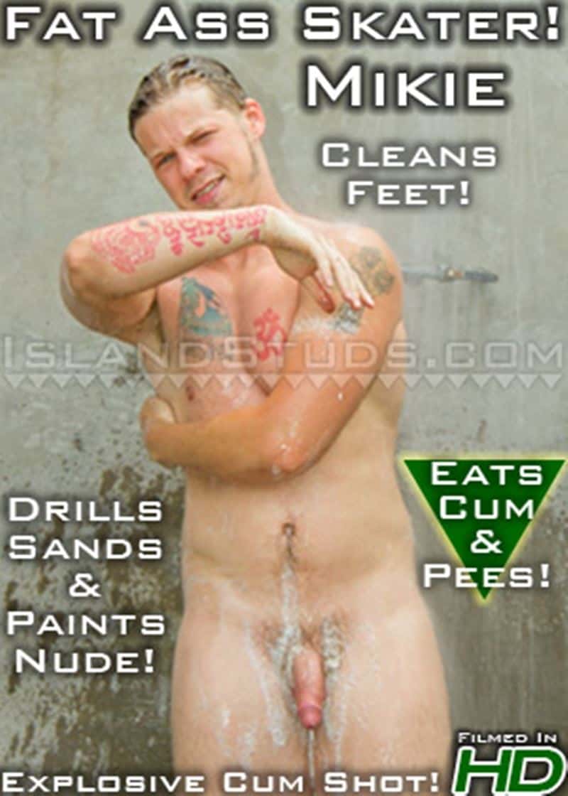 Cute army boy nude skater Mikie pees fingers hole shoots fountains cum eats own boy juice Hawaii 028 gay porn pics - Cute army boy nude skater Mikie pees fingers hole shoots fountains of cum and eats his own boy juice in Hawaii