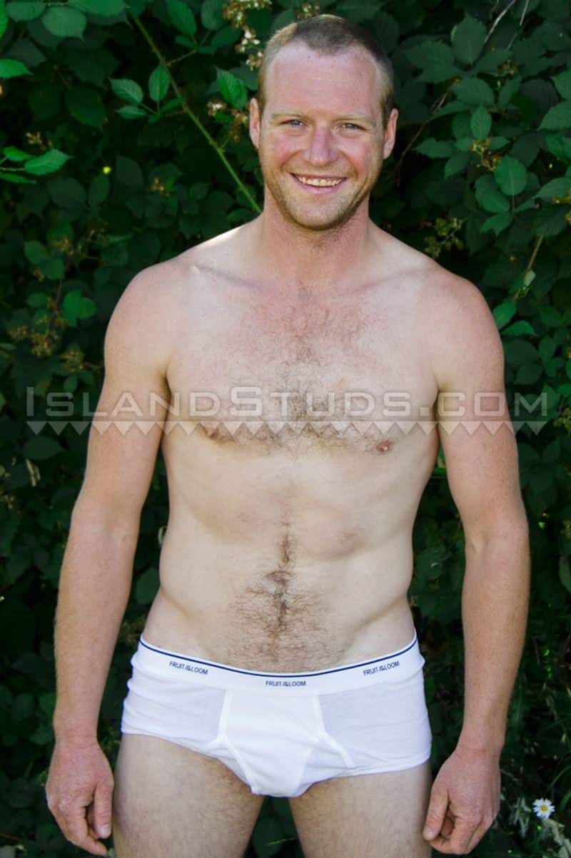 Horny ripped ginger American college soccer goalie Russ strips naked outdoors stroking huge thick cock 005 gay porn pics - Horny ripped ginger American college soccer goalie Russ strips naked outdoors stroking his huge thick cock