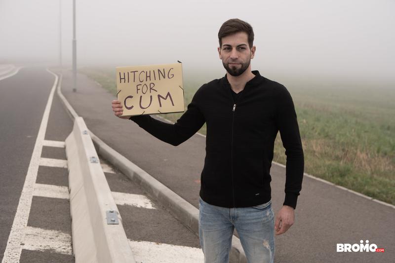 The sexy hitchhiker always cum loads Bromo 20 gay porn image - The sexy hitchhiker always cum loads at Bromo