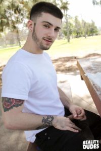 Hottie young straight muscle pup strokes sucks outdoors in the local park Reality Dudes 0 gay porn image 200x300 - Sexy gay guy in socks and Converse sneakers Louis Coleman stripped and wanking at Bentley Race