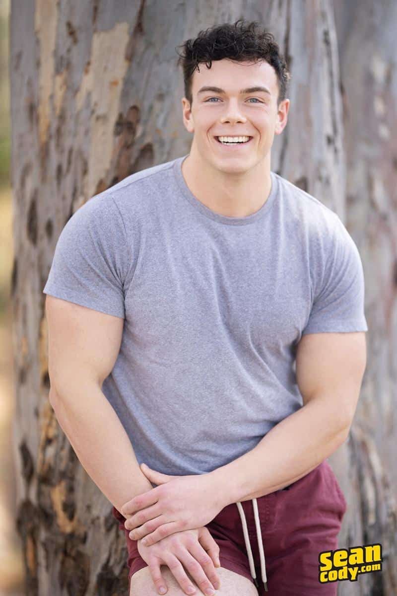 Hot young muscle stud Sean Cody Clark Reid wanks thick 7 inch dick spraying cum all over six pack abs 4 gay porn image - Hot young muscle stud Sean Cody Clark Reid wanks his thick 7 inch dick spraying cum all over his six pack abs